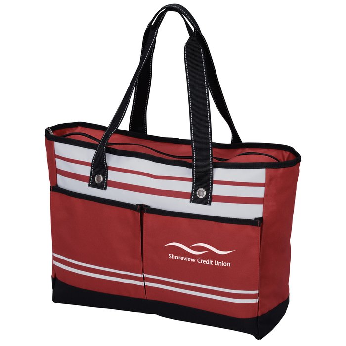 Custom Striped Bonita Tote