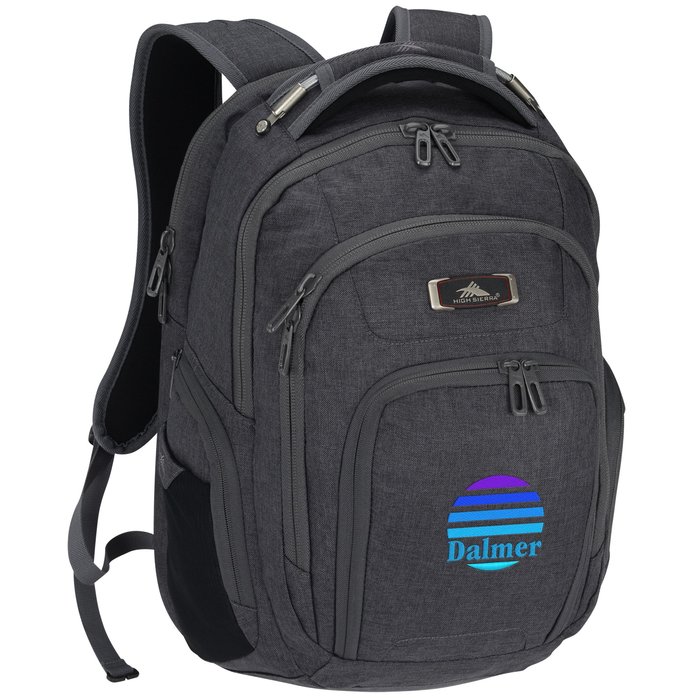 Custom High Sierra UBT Deluxe 17-inch Laptop Backpack - Embroidered