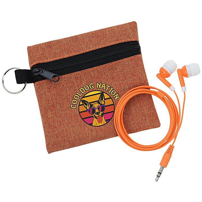 Custom Ridge Line Earbud Pouch