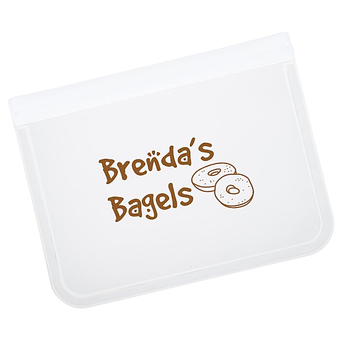 Custom SlipZip Reusable Food Storage Bag - Large