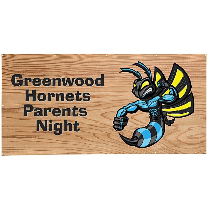 Custom Value Outdoor Banner - 4 feet x 8 feet