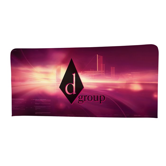 Custom Tabletop Banner System with Back Wall - 8 feet - Replacement Graphic