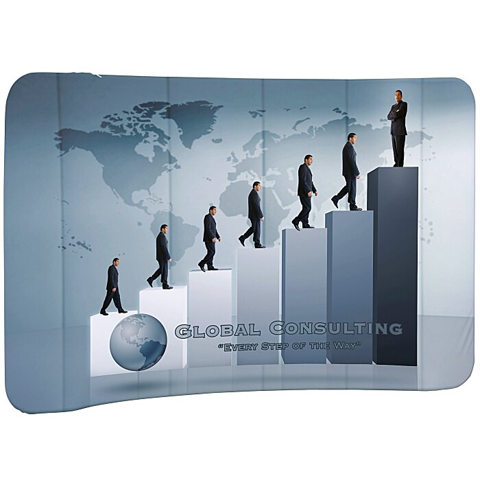 Custom EuroFit Curved Tabletop Display - 8 feet