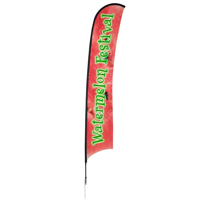 Custom Outdoor Razor Sail Sign - 17 feet - One Sided