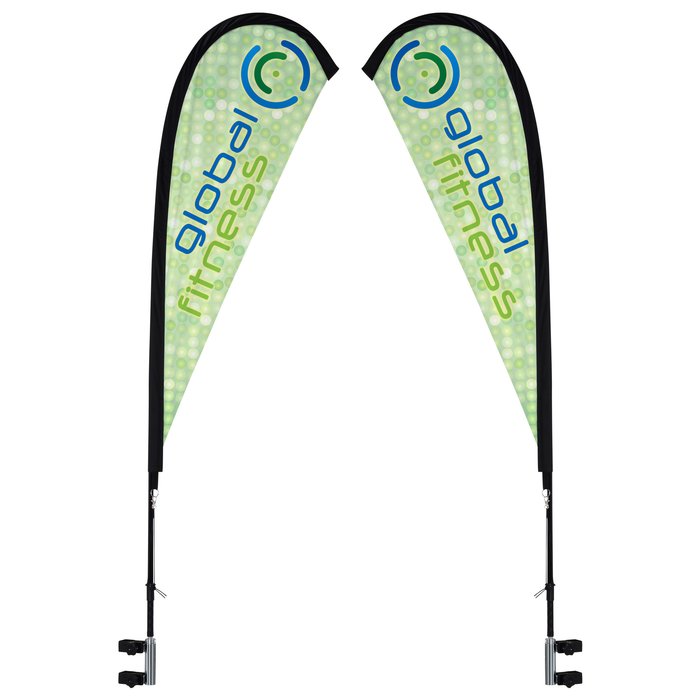 Custom Deluxe 10' Event Tent - Sail Sign Banner - Two Sided