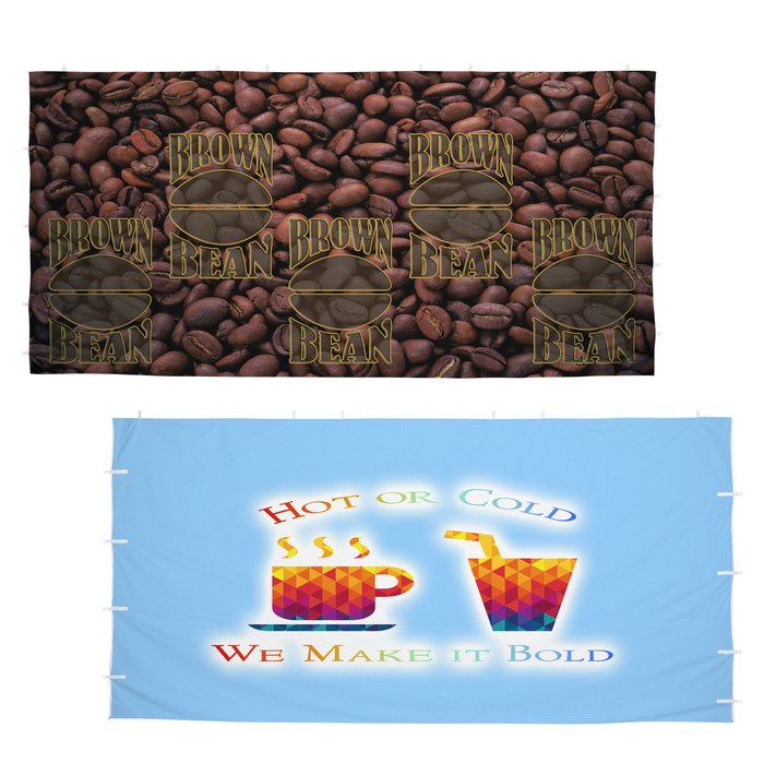 Custom Premium 10' x 15' Event Tent - Tent Wall - Two Sided - Full Colour