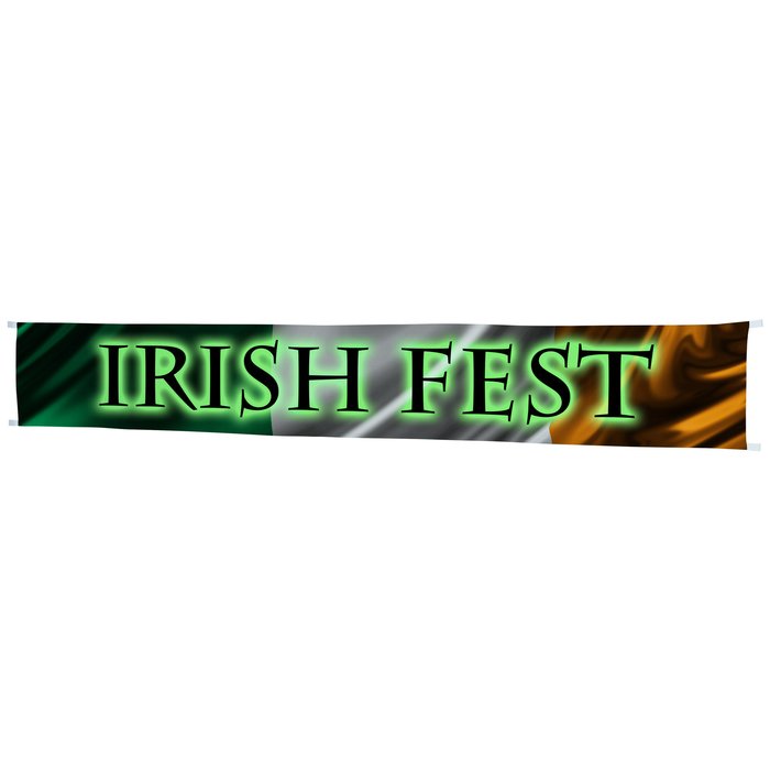 Custom 10' Event Tent Quarter Wall Banner - Two Sided