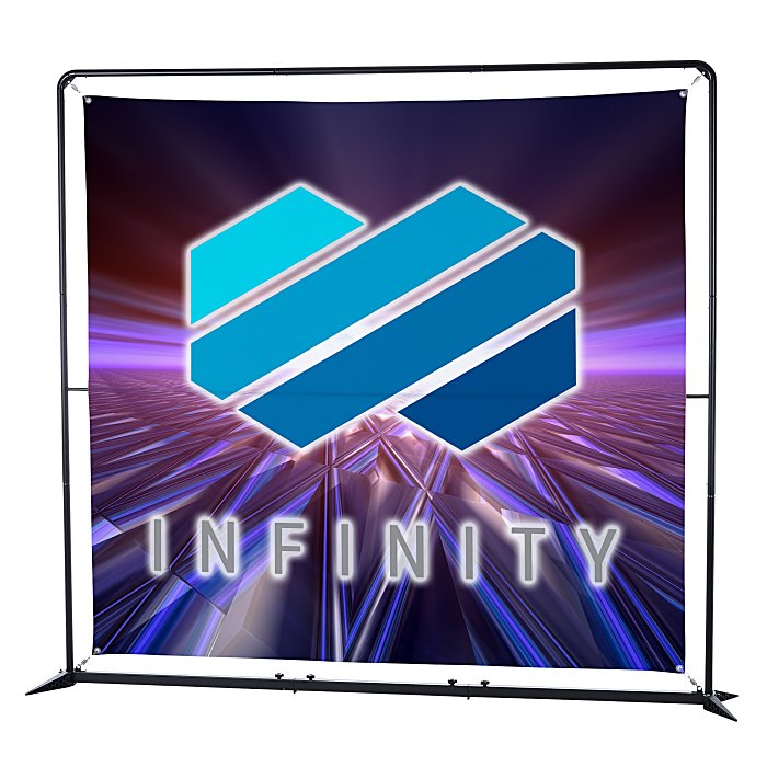 Custom FrameWorx Floor Display - 8 1/2 feet