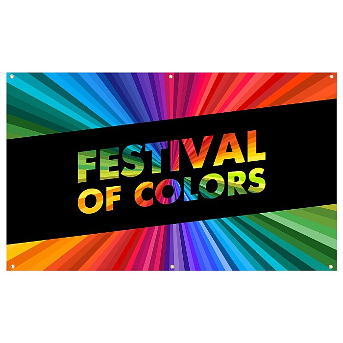 Custom Value Outdoor Banner - 3 feet x 5 feet - 24 hr