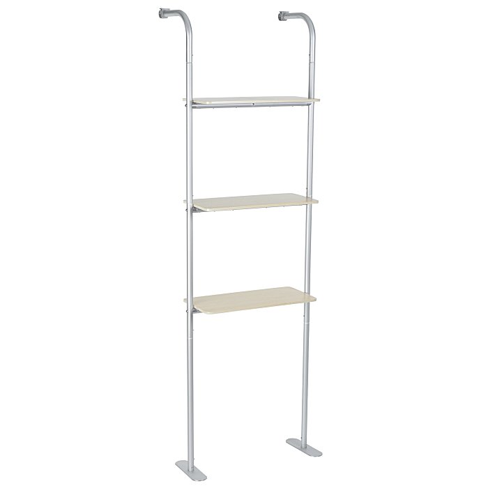 Custom EuroFit Cascade Three-Shelf Merchandiser