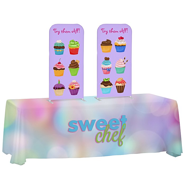 Custom Convertible Table Throw EuroFit Tabletop Display Kit