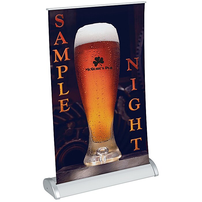 Custom Breeze Tabletop Retractable Banner - 11 inches