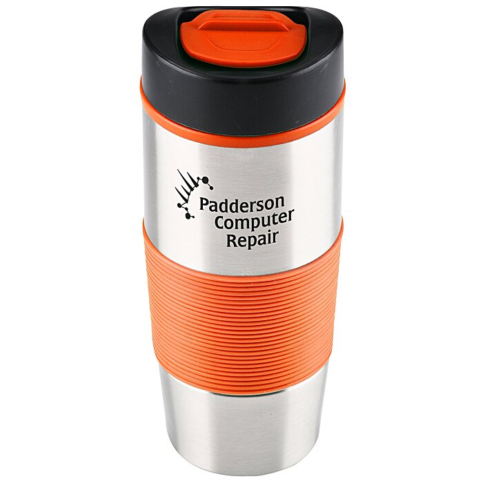 Custom Verona Stainless Steel Tumbler - 16 oz. - 24 hr