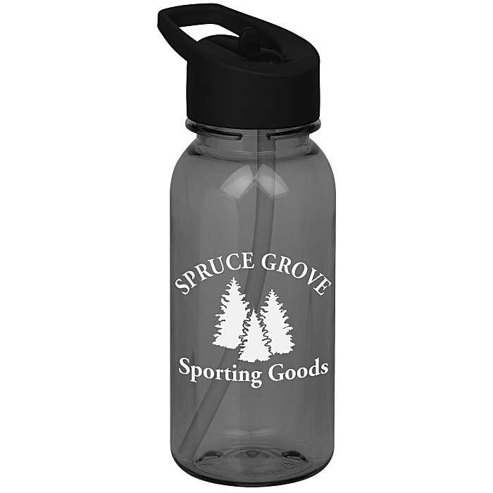 Custom Cadet Water Bottle with Flip Straw Lid - 18 oz