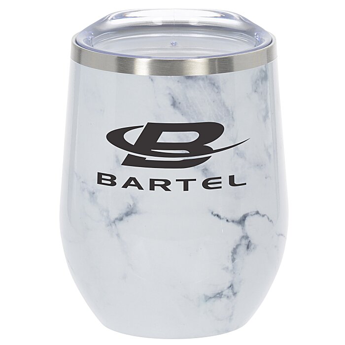 Custom Joey Vacuum Tumbler - 12 oz - Marble