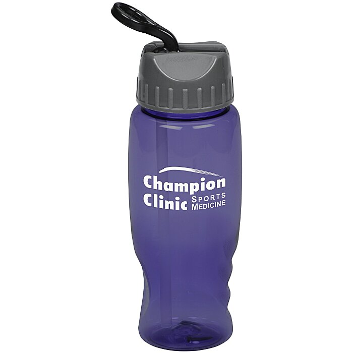 Custom Comfort Grip Bottle with Sport Lid - 27 oz