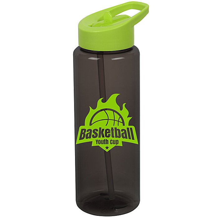 Custom Guzzler Sport Bottle with Flip Straw Lid - 32 oz