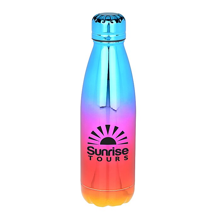 Custom Rockit Claw Shine Stainless Vacuum Bottle - 17 oz. - Ombre - 24 hr