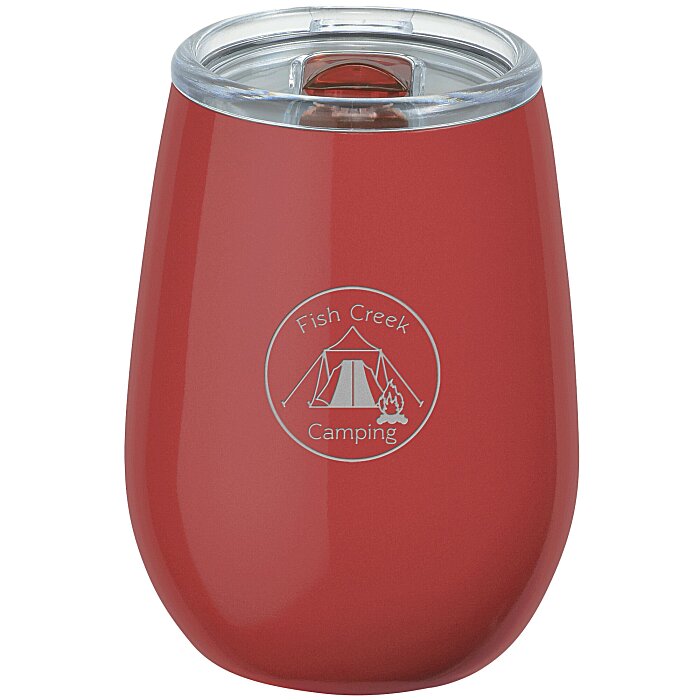 Custom Refresh Vacuum Wine Tumbler - 10 oz - Laser Engraved