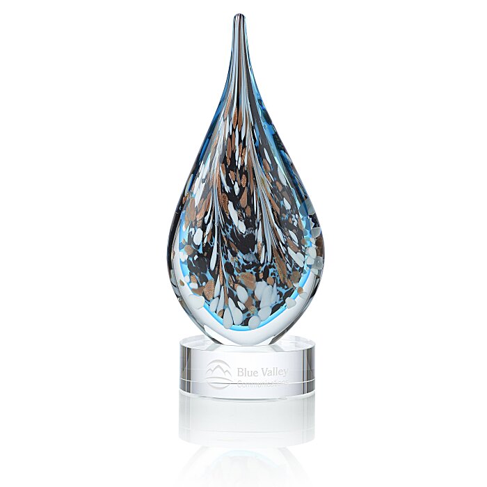 Custom Bonetta Art Glass Award