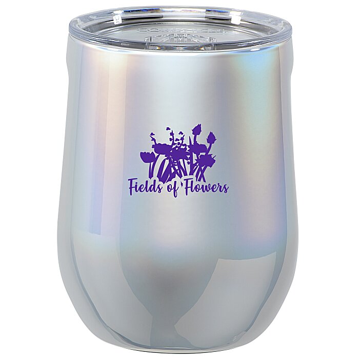 Custom Corkcicle Stemless Wine Cup - 12 oz - Prismatic