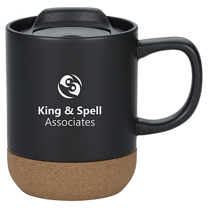 Custom Evora Coffee Mug with Cork Base - 11 ounces