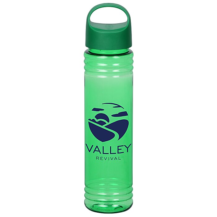 Custom Adventure Bottle with Oval Crest Lid - 32 oz