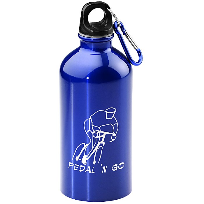 Custom Carabiner Stainless Steel Water Bottle - 16 oz. - 24 hr