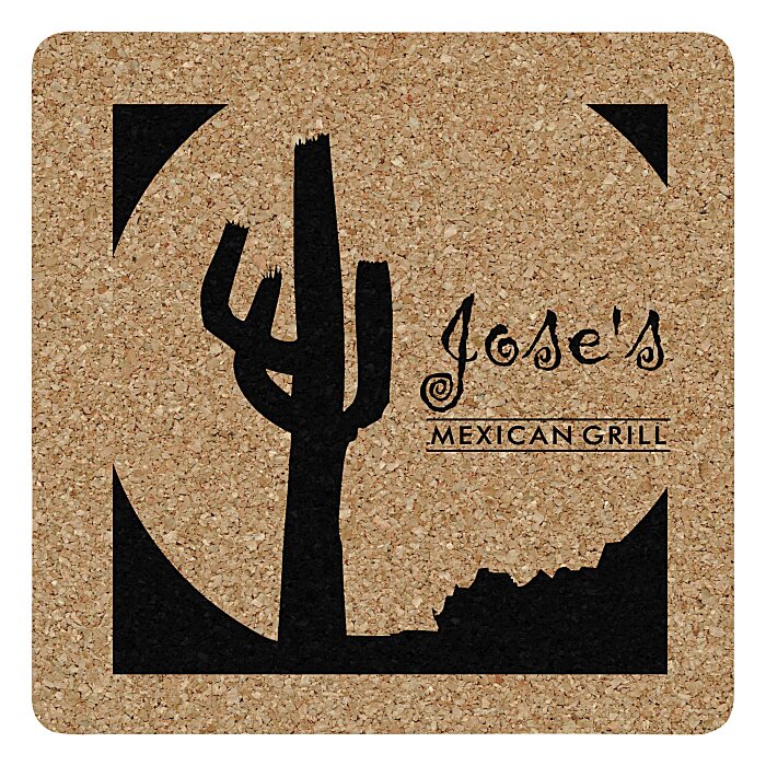 Custom Cork Coaster - Square