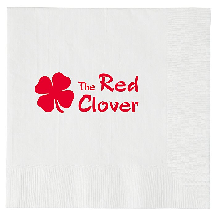 Custom Dinner Napkin - 3-ply - White