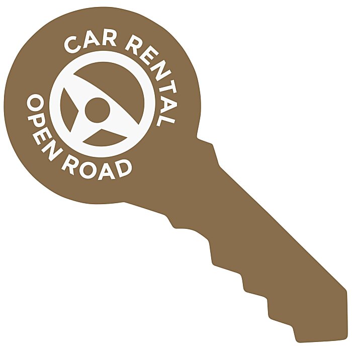 Custom Flat Flexible Magnet - Key