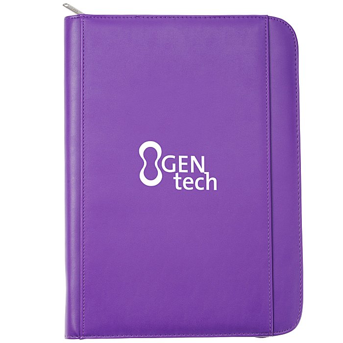 Custom Executive Portfolio with Notepad - Screen
