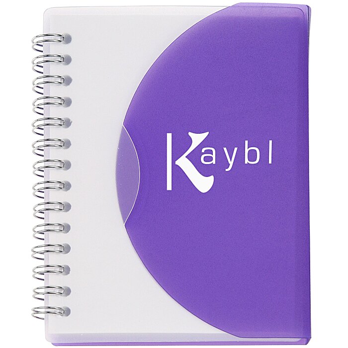 Custom Spiral Curve Notebook - 5 1/4 inches x 4 1/4 inches