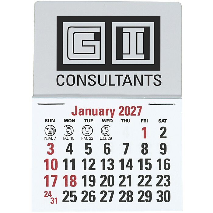 Custom Stick Up Calendar - Rectangle
