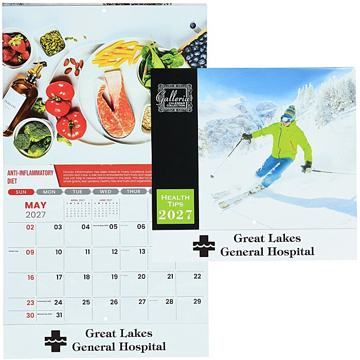 Custom Health Tips Appointment Calendar