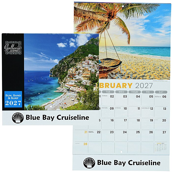 Custom Sun, Sand & Surf Appointment Calendar