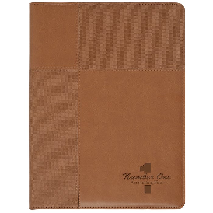 Custom Duo Textured Tuscany Padfolio with Notepad