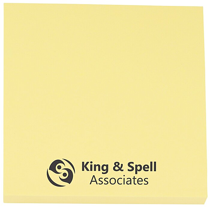 Custom Post-it® Notes - 3 inches x 3 inches - 100 Sheet