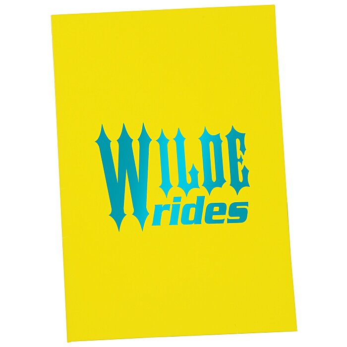 Custom Gloss Paper Two-Pocket Mini Folder - 8-3/4