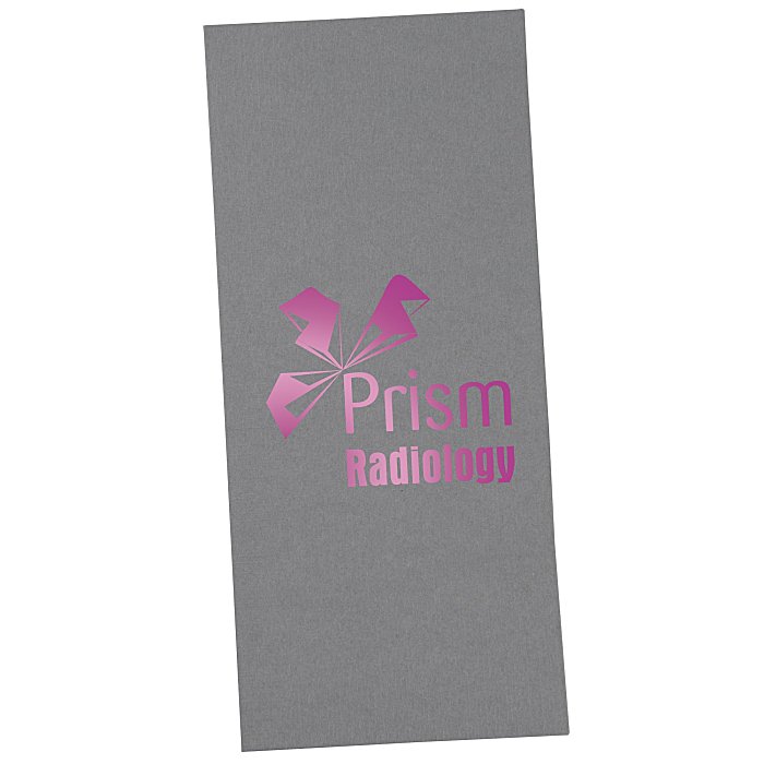 Custom Linen Paper Two-Pocket Mini Folder - 9
