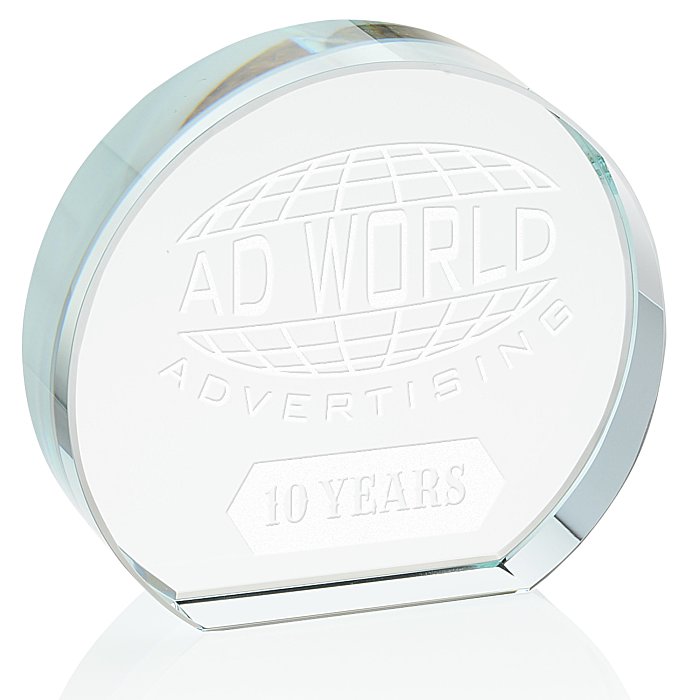 Custom Starfire Paperweight - Circle
