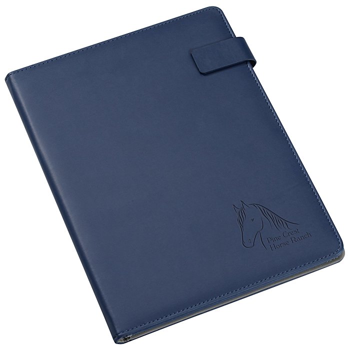Custom Tuscany Tech Padfolio with Notepad