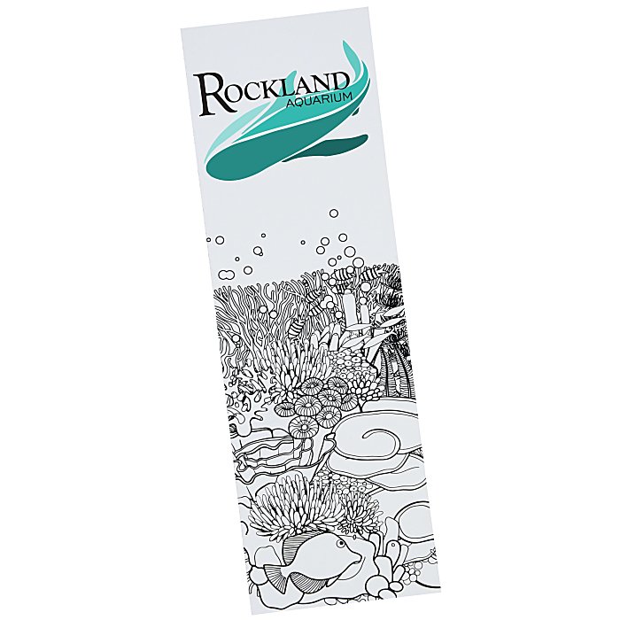 Custom Colouring Bookmark - Oceans