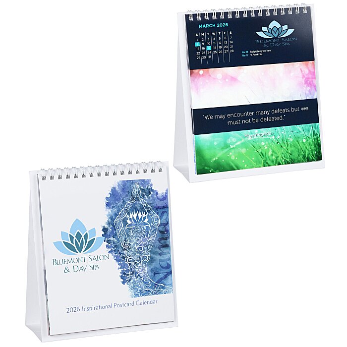 Custom Postcard Desk Calendar - Inspirational