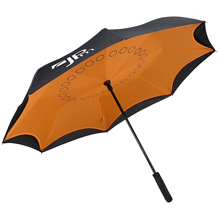 Custom Rebel Straight Handle Umbrella - 48-inch Arc