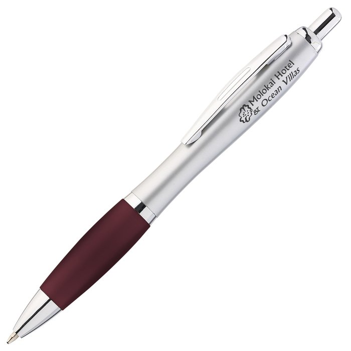 Custom Curvy Pen - Silver Sunset - Gel