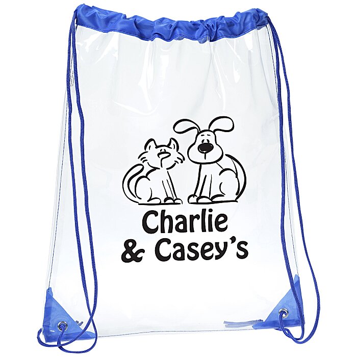 Custom Touchdown Clear Sportpack - 16 3/4 inches x 13 3/4 inches