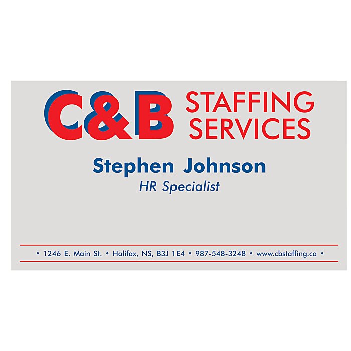 Custom Business Card Magnet - 30 mil