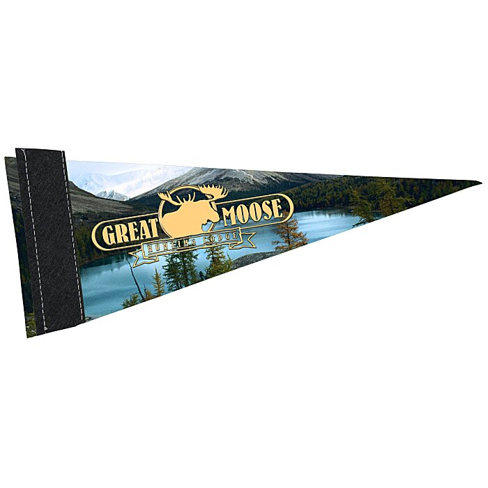 Custom Premium Pennant - 4 inches x 10 inches