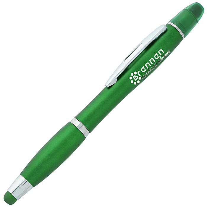 Custom Curvy Stylus Twist Pen/Gel Highlighter